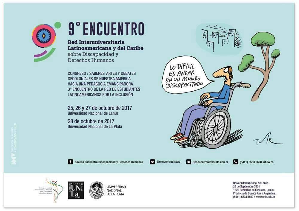 UNLa. IX Encuentro Internacional de Discapacidad y DDHH